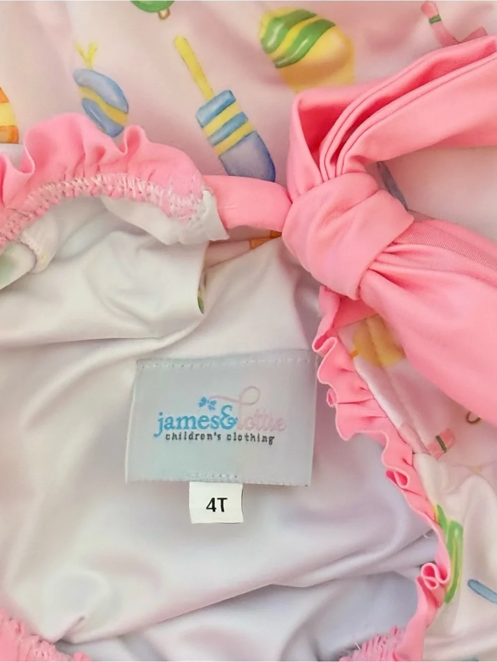 EUC James & Lottie Leighton One Piece Reel Fun Rashguard Size 4T